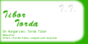 tibor torda business card